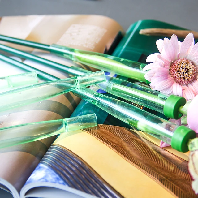 Zöld Gumi Cső Virágvíz-Tartósító Friss Tartócső Virágvíz Tároló Virágbolt Anyagok És Kellékek - Image 6