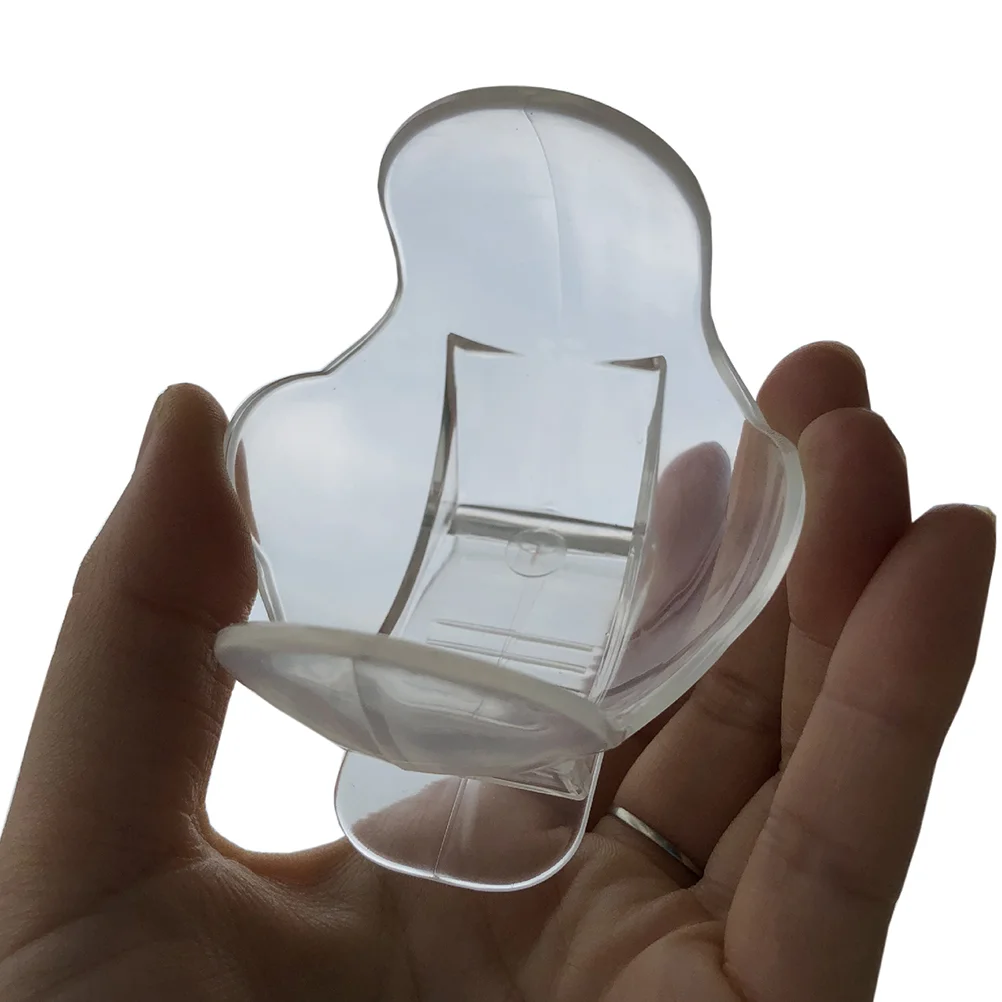 Portable Tennis Ball Holder Clips Waist Clip Transparent Abs Material Tennis Supplies Racquet Sports Training Tools