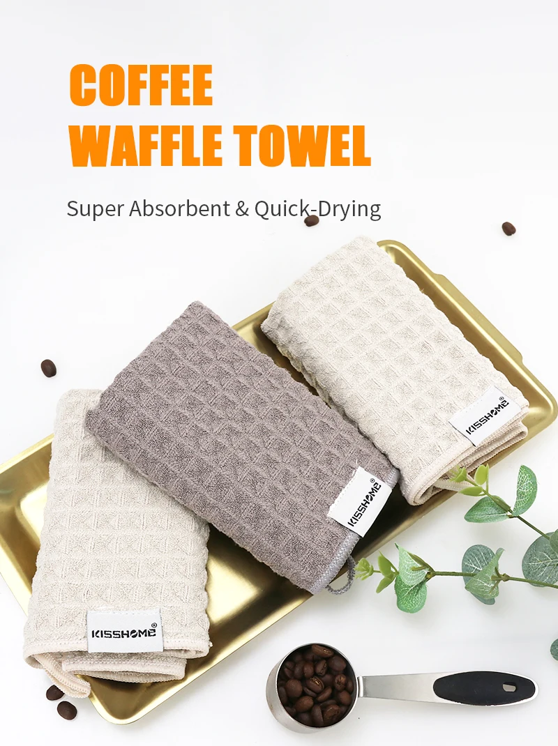 Description Picture 2 of itemCoffee Towel Portable Coffee Bar Barista Cleaning Towel Super Absorbent Cloth Coffee Machine Steam Wand Barista Accessories