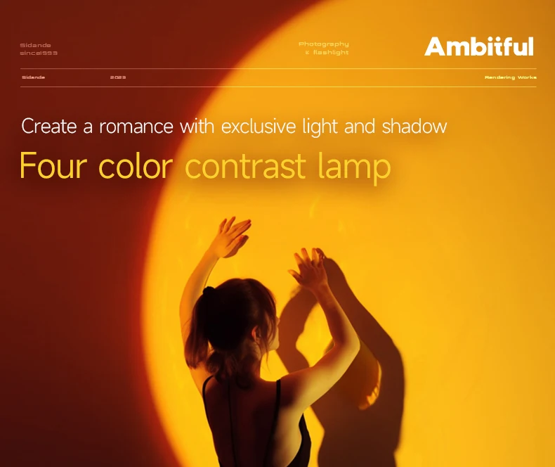 10W Flashlight Four Color Projection Light Built-in 8400mAh Rechargeable Battery