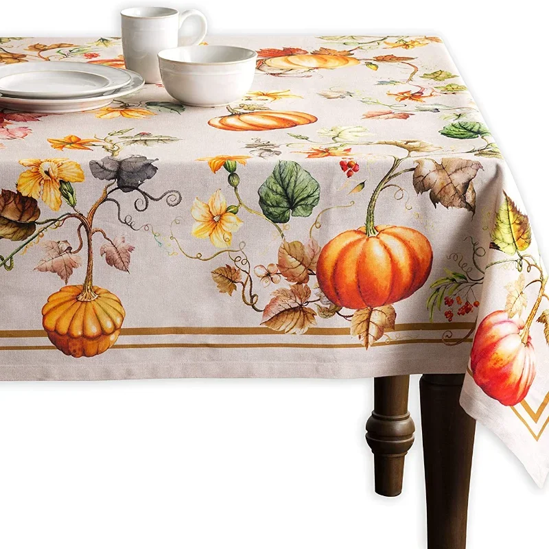 

Kitchen Countertop Party Wedding Thanksgiving Christmas Room Decoration Rectangular Waterproof Antifouling Tablecloth