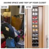 10-Layer Hanging Storage Bag Foldable Space Saving Clothes Hat Shoe Organizer for Collapsible Wardrobe Sundries Organizer 1/2Pcs 2