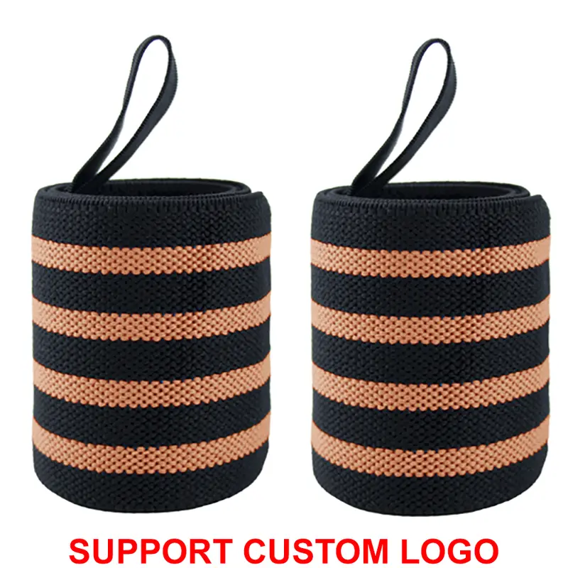 1 Pair Wristband Wrist Support Brace Straps Extra Strength Weight Lifting Wrist Wraps Bandage Fitness Gym Training Custom Logo - Image 12