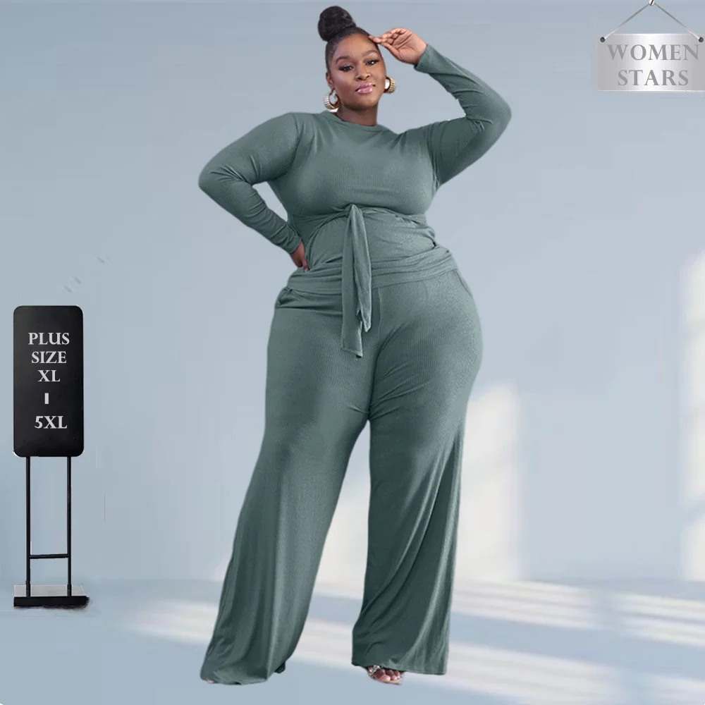 Plus Size Two Piece Outfits Women's 