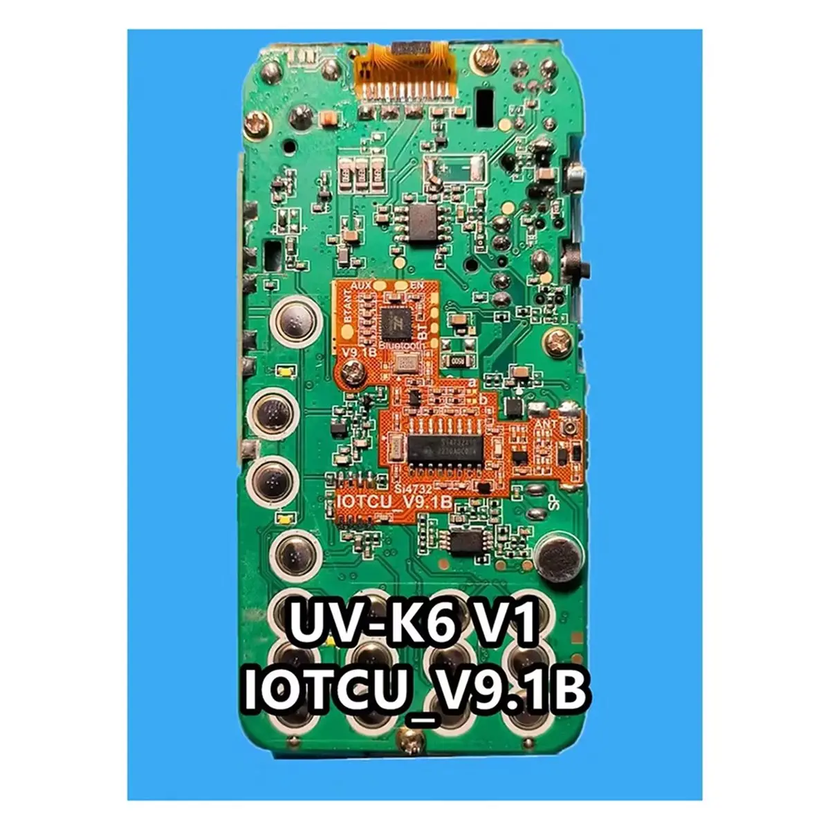 UV-K6 V1/V3 FULL-Si4732 HF 블루투스 보드용 DT75BG IOT..