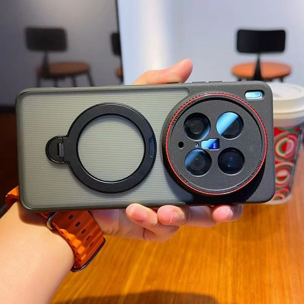 Magnetic 360° Rotatable Shockproof Stand Case with Camera Protection