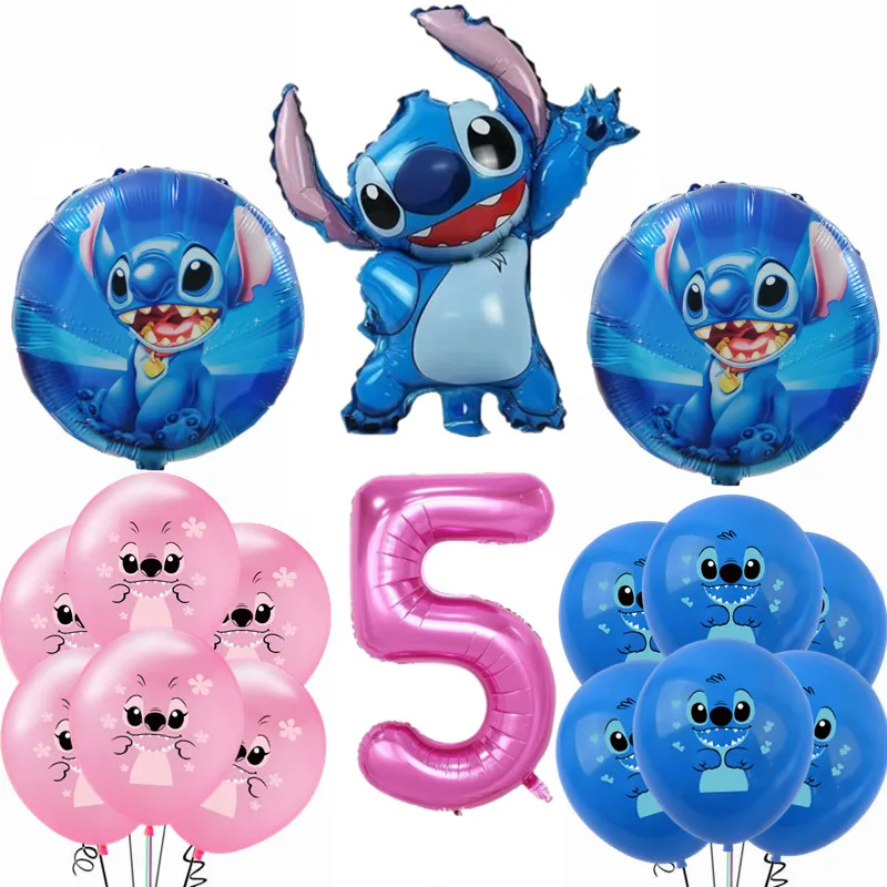 Set of 2 Baby Stitch Baby Shower balloon centerpieces