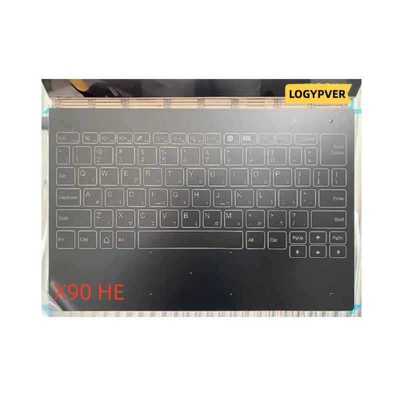 Montagem de Teclado para Lenovo Yoga Book Eua Reino Unido br sp gr fr it X90 Yb1-x90l Yb1-x90f Yb1-x90 X91 X91l X91f - Imagem 2