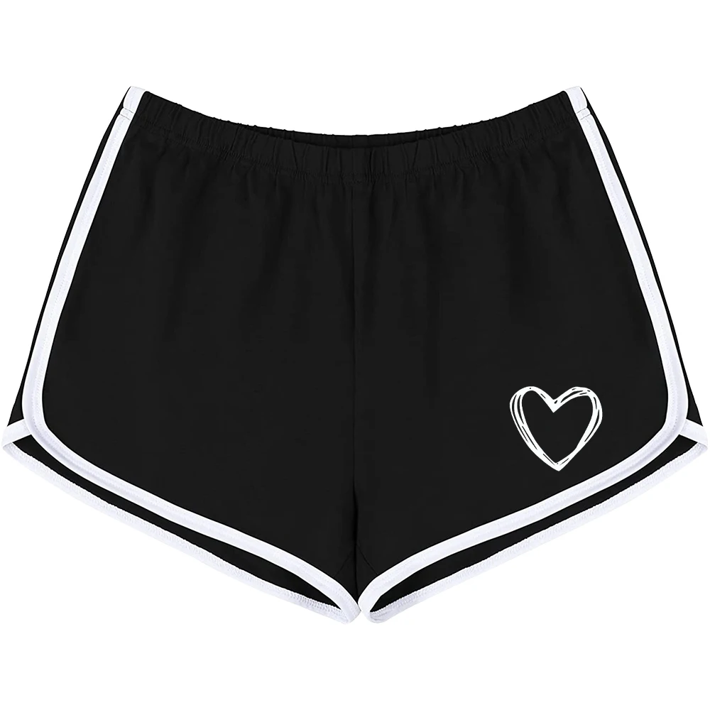 fashion dress Summer Loose Women's Shorts Fashion Casual Fitness Shorts Ladies Solid Color Waist Elasticity Culottes Sexy Three Points Pants nike shorts women