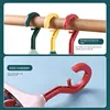 1PC Multifunctional Windproof Drying Rack with 8 Clips for Clothes Underwear Socks Candy-Colored Plastic Clothes Hanger 4
