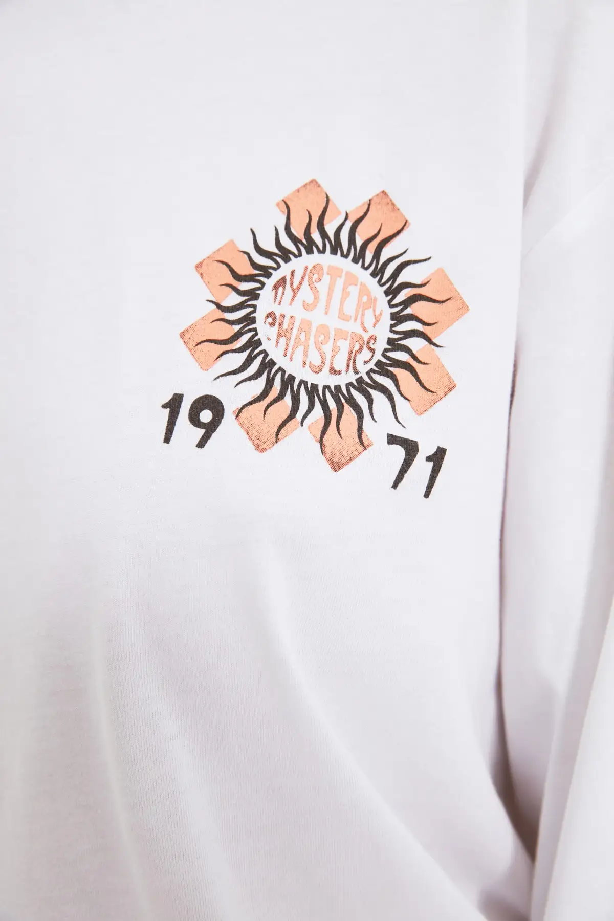 Trendyol Back and Front Printed Boyfriend Knitted T-Shirt TWOAW22TS0037 | Женская одежда