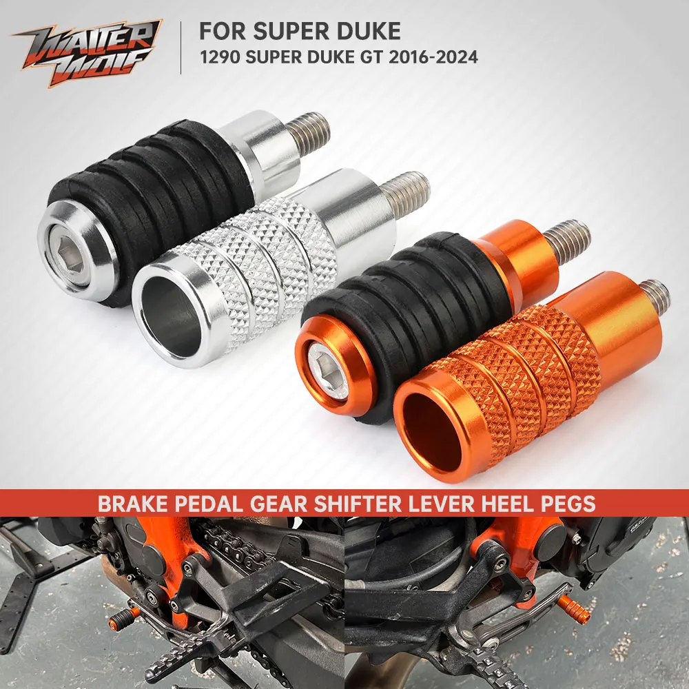 Motorcycle Accessories Gear Shifter Lever Brake Pedal Heel Toe Peg Plate For 1290 Super Duke GT 790Duke 890Duke 790 890 Duke R