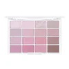 16 Colors Eyeshadow Palette Low Saturation Rose Pink Pearly Matte Glitter Eyeshadow Shiny Eye Shadow Long-lasting Eye Makeup