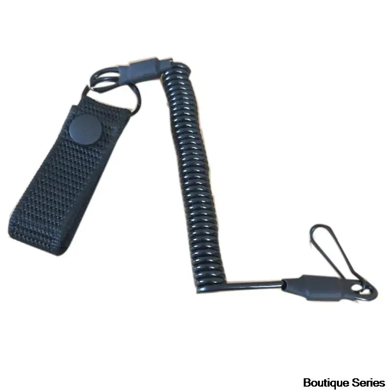 

Stretch Cord Military Spring Harness Tactical Stretch Lanyard for Keychain Flashlight Hunting Accessories Tactical Rope