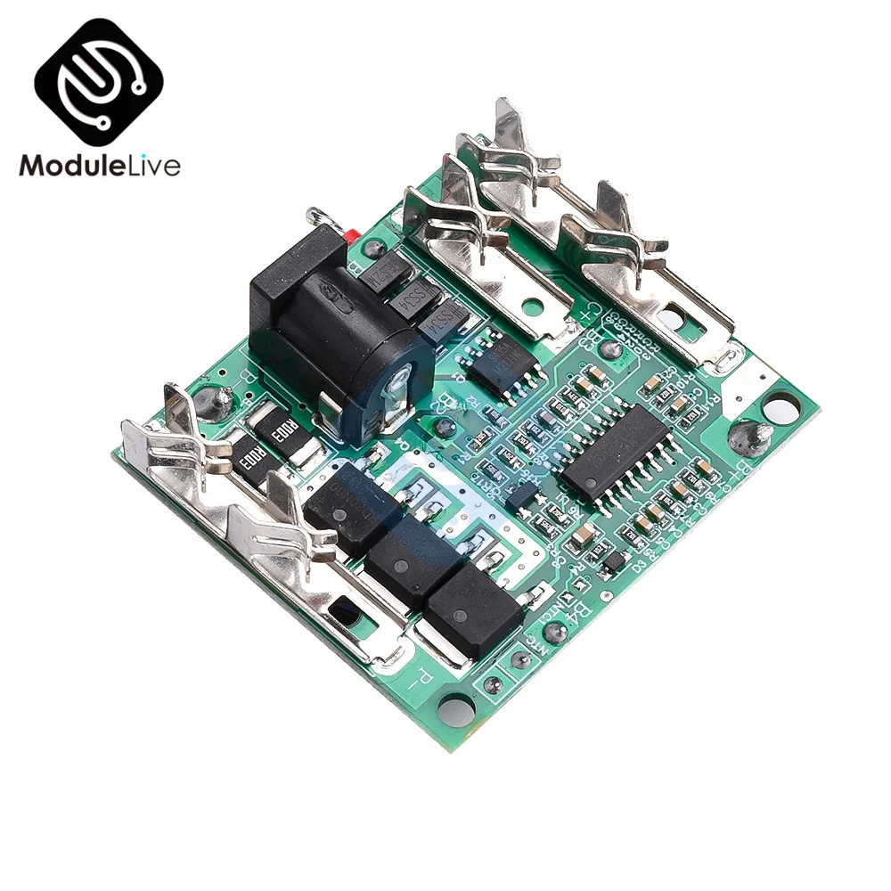 Scheda di protezione ricarica batteria 5S BMS 18/21V 20A Modulo circuito di protezione batteria al litio agli ioni di litio per utensili elettrici - immagine 5