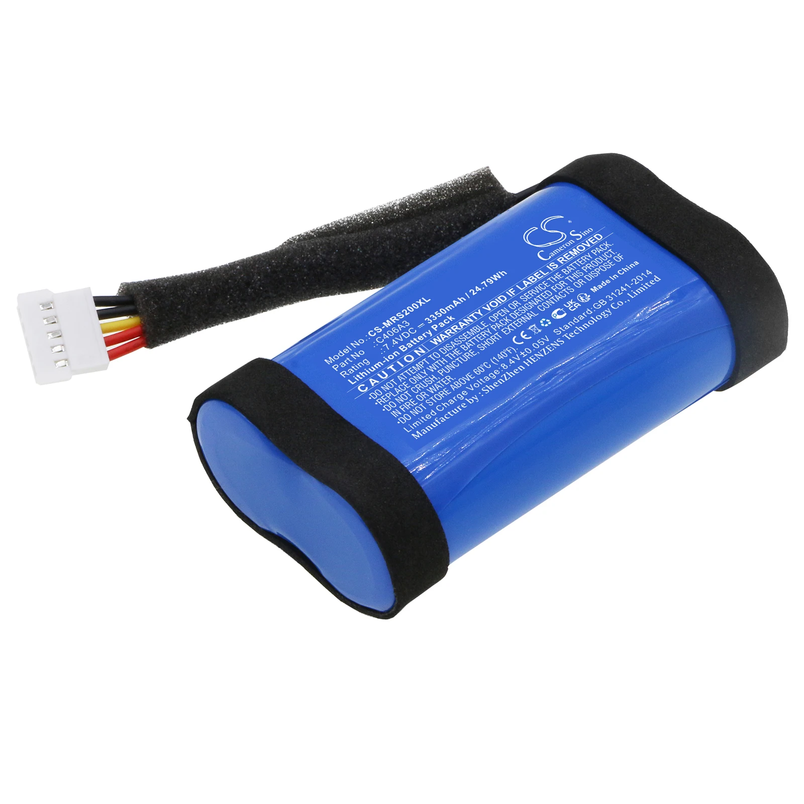 

CSLi-ионный аккумулятор formarshall7. 4 v3350mah