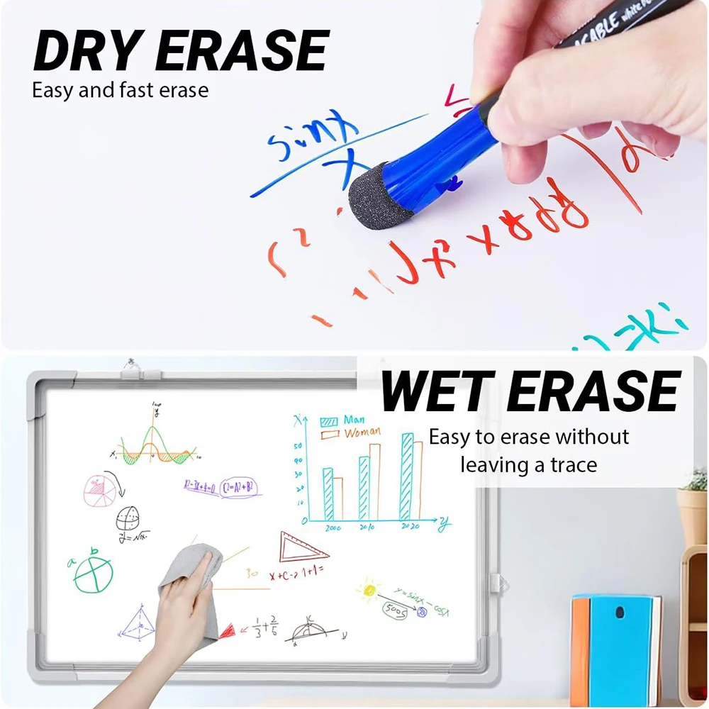 12팩  자석 화이트보드 마커  파인 포인트  건조  지울 수 있는 화이트보드 마커  홈스쿨링이나 사무용품용