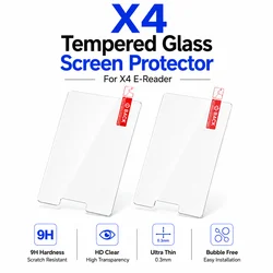 Premium Tempered Glass Screen Protector - 9H Hardness, HD Clear, Anti - Scratch E - Reader Film - 5PCS (X4 Glass)