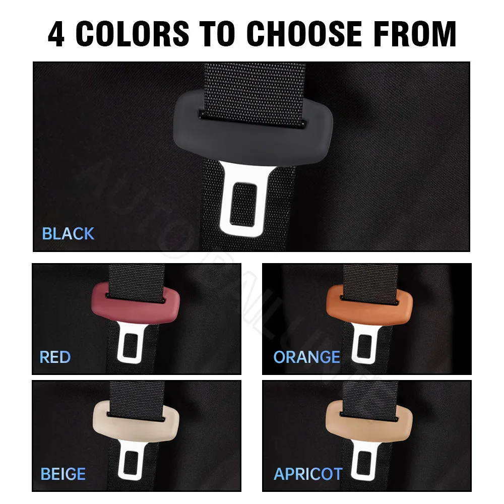Car Seat Belt Buckle Protector Cover Soft Silicone For Changan CS95 CS85 CS75 CS35 Eado Alsvin 7 CS15 CS55 Interior Accessories