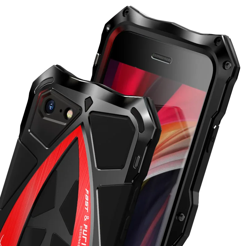 Metal Case For Iphone Se 8 7 Original Luphie Design Concept Sports Car Heavy Dust Aluminum Phone Case Cover For Iphone Se 2020