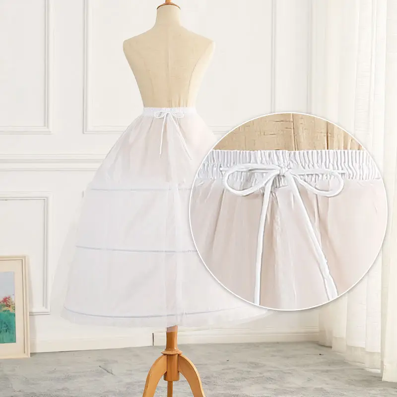 Wedding Petticoat 3 Hoops A-Line for Ball Gown Wedding Dress