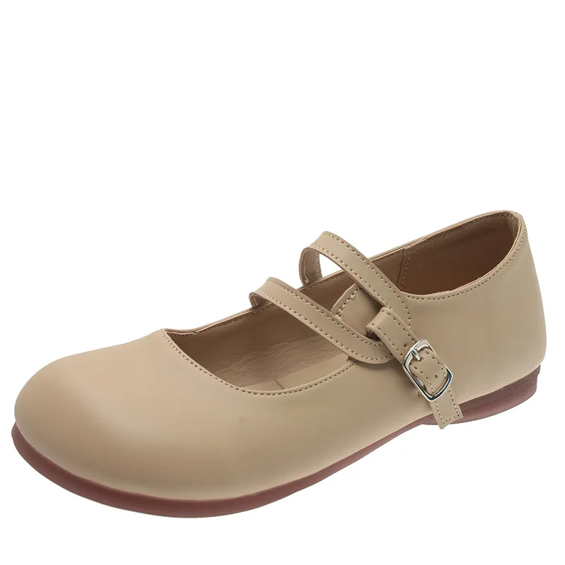 2022 Classics Style Women Shoes Mary Janes Fashion Shoes Woman Big Head Casual Loafers Retro Spring Autumn New Ladies Shoes