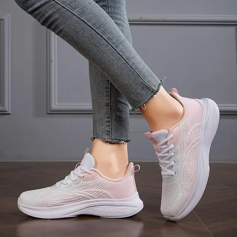 

Sneaker Female Student Running 2024 Spring and Autumn New Style Daddy Breathable Tenis Soft Bottom