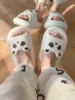 Couple EVA Thick Sole Cute Panda Slippers Casual Home  Anti Slip Slippers For Men And Women Summer Beach Sandals Flip Flops 3
