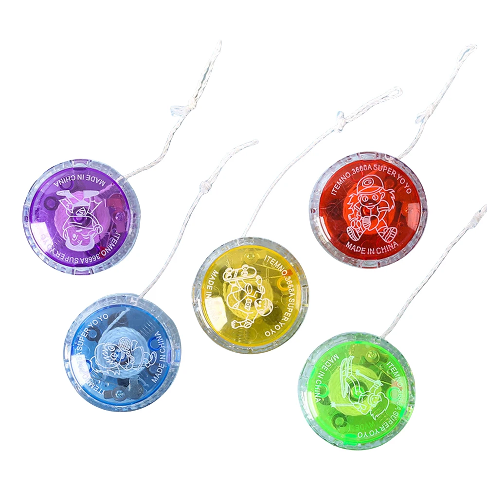 Luminous Yo-Yo LED Light Up Yo-Yo Responsive Bearing Ball For Teens Adults Beginner Party Favors Gift