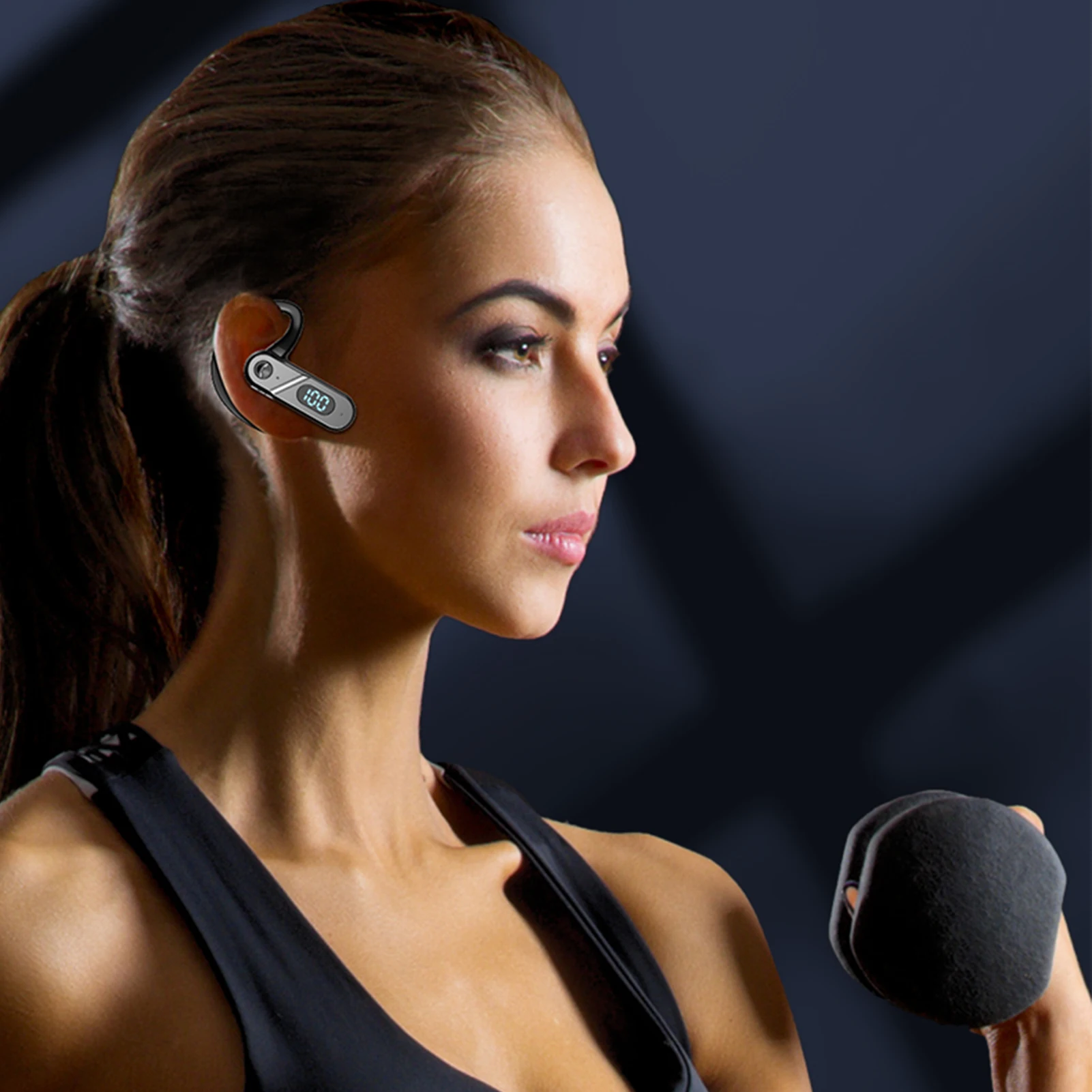 

Наушники для телефона | Беспроводная гарнитура Bluetooth с микрофоном | Без ушной пробки костной проводимости