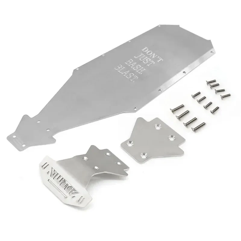 Telaio Armatura Metallo Paracolpi Per Arrma Kraton EXB 1/8 – Protezione Scheda Argento