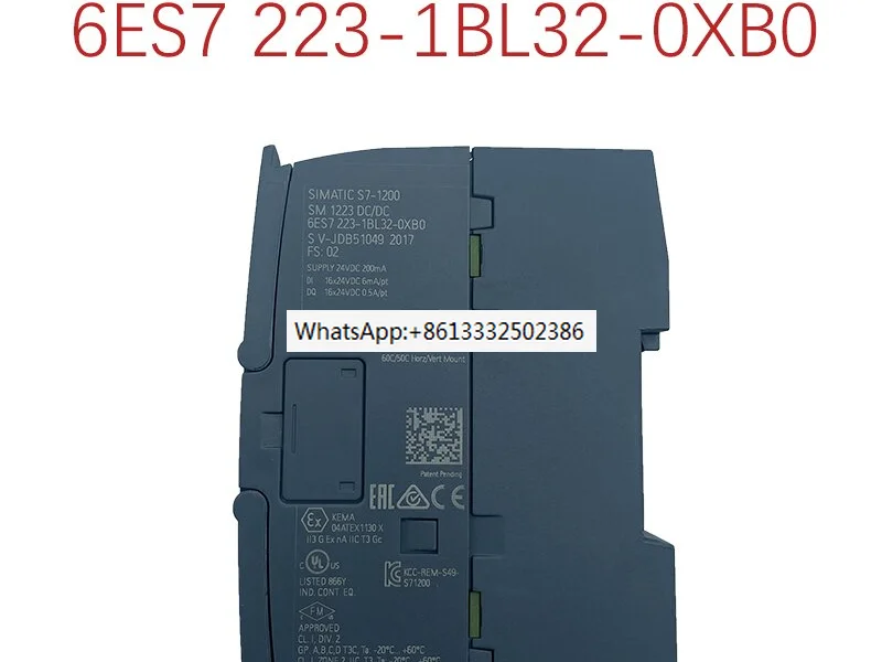

Новая упаковка/6ES7223-1BL32-0XB0 6ES72231BL320XB0 /No.24arehouse spot/моментальная отправка