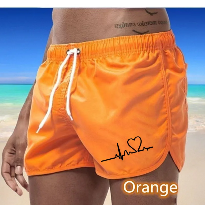 2024 New Summer Swimming Shorts Sports Fitness Running Shorts Men's Beach Wear Luxury Beach Surfing Men's Training Shorts 3