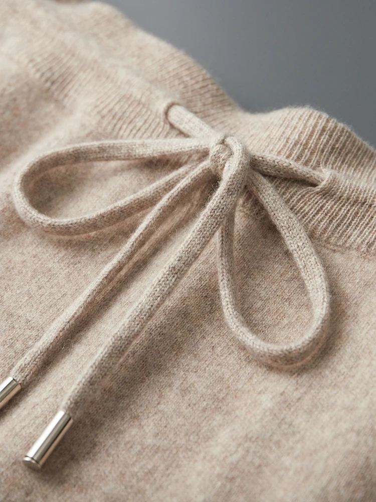 Men' 100% Cashmere Sweater Coat Cashmere Pants Suit Autumn Winter Thick Soft Warm Cashmere Knitwear Smart Casual Cashmere Suit 6
