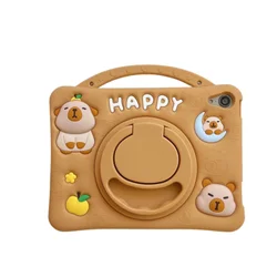 Colorful Kids' iPad Case with Kapybara Design for iPad mini 1 2 3 4 5 (Case No SP)