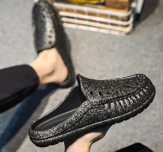 Men's Casual Beach Slides - Comfortable Eva Flat Slippers_voghion.com