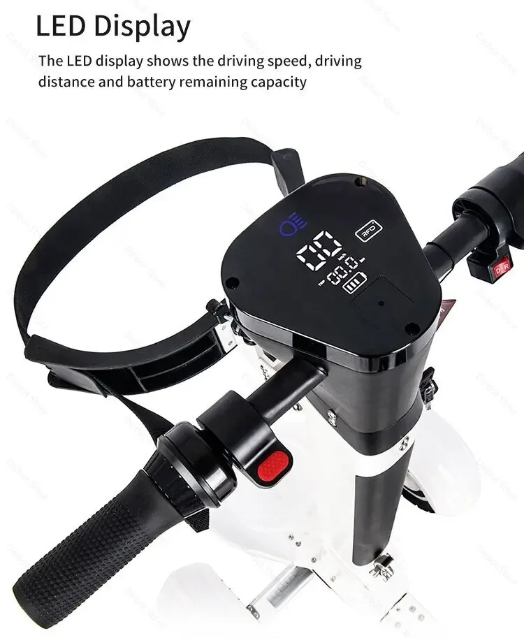 Double Motor All Terrain Golf Cart Electric Scooter Foldable Portable Travel With Seat Adults 2000W Off Road Mobility Scooter