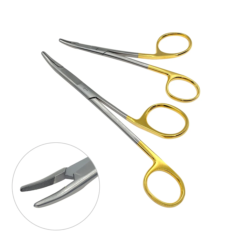 

Микро-технические держатели с ножницами и перевернутым кольцом для большого пальца 130 мм/165 мм, хирургический инструмент из нержавеющей стали