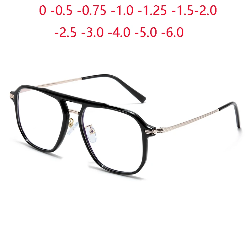 Double Beam Blue Light Blocking Nearsighted Spectacles Women Men