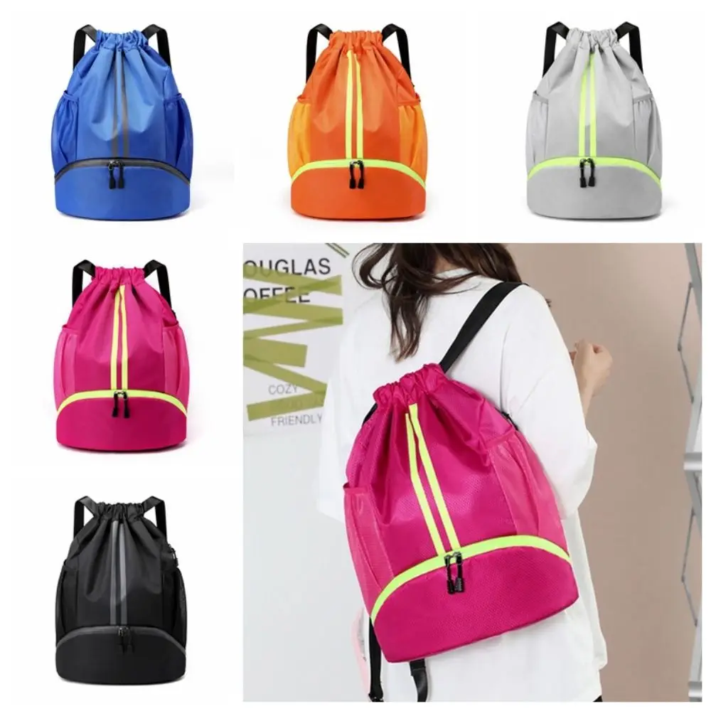 

Waterproof Waterproof Gym Bag Classified for Storage Multi Pocket Design Man Drawstring Basketball Bag Comfortable Durable