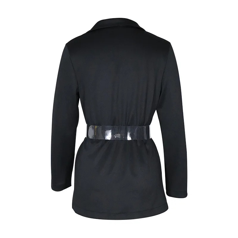 Spring Blazers with Big Sashes Solid Colors Long Sleeve Fashion Suits Women 2023 Spring Autumn Office Lady Elegant Work Blazer