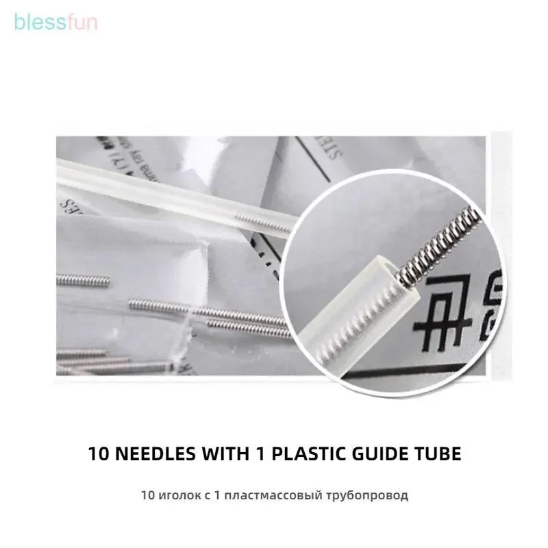 500Pcs/Box Acupuncture Needles Single Use Sterile Guiding Tubes Beauty Acupressure Disposable disposable acupuncture needle