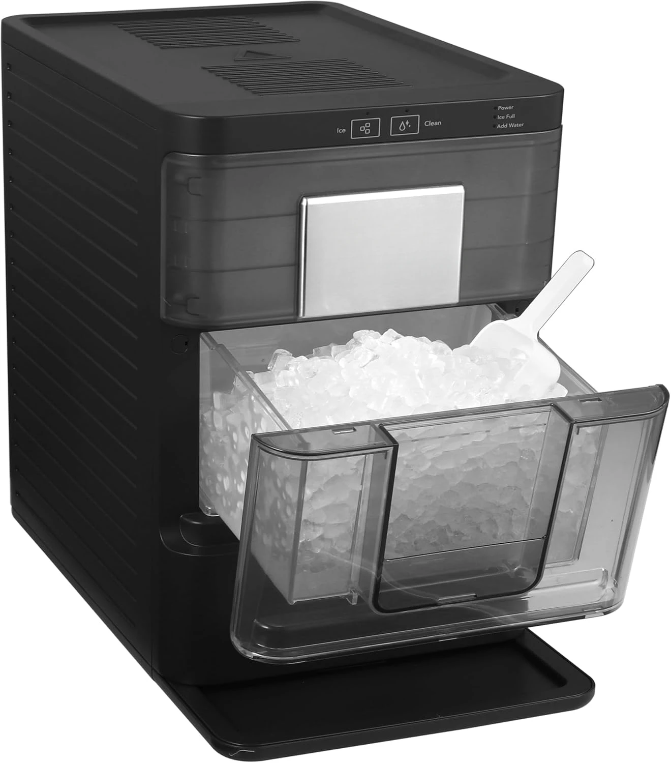 Gallery Countertop Crunchy Chewable Nugget Ice Maker,44lbs per Day, Auto Self Cleaning, 2.0 Gen,Black16.75"D x 11.75"W x 20.25"H 5
