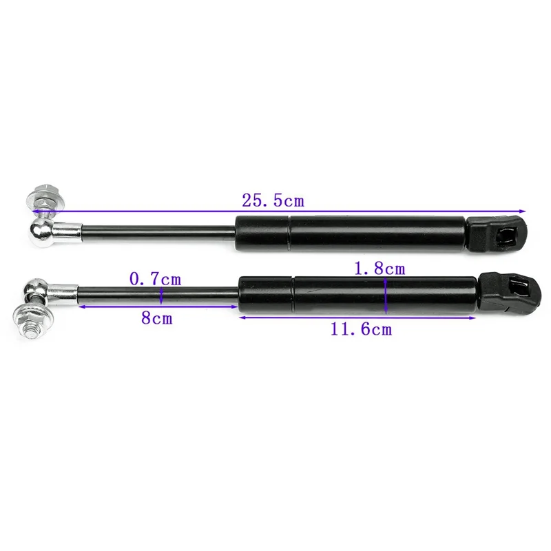 2Pcs Front Engine Cover Bonnet Hood Gas Strut Bars Gas Spring Shock Lift Support Rod for Tiguan Mk1 2010 -
