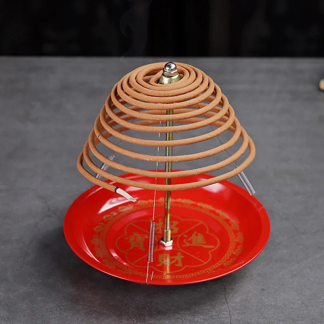 Stainless Steel Plate Coil Incense Holder: A modern piece for aromatherapy