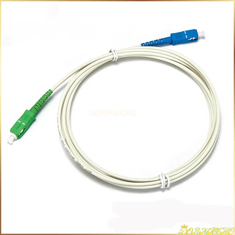 50-pieces-1-metre-sc-apc-sc-upc-monomode-g657a2-simsake-core-30mm-cable-fibre-optique-patch-rette-blanc-lszh-veste