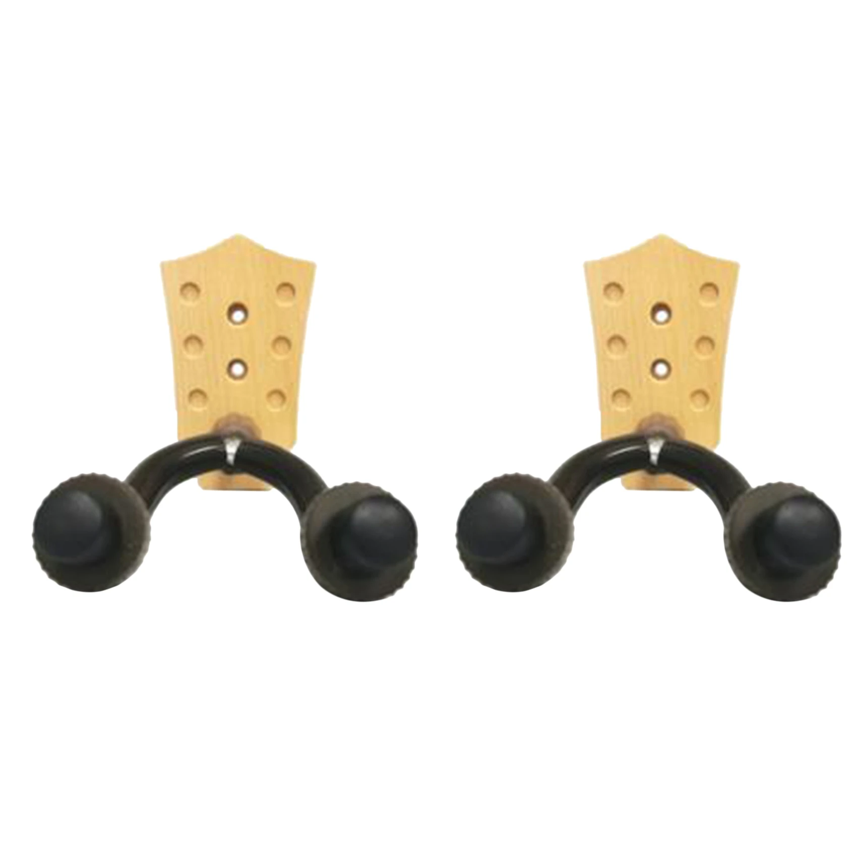 

2Pcs Guitar Wall Hanger Guitar Wall Mount Bracket Holder Guitar Hook for Acoustic Guitars Electric Guitars