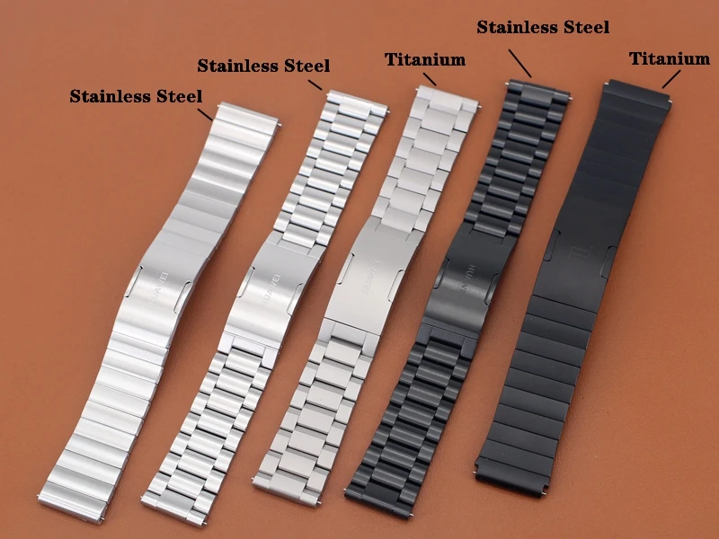 화웨이 시계 GT2/3/4 46mm 22mm 스테인레스 스틸 스트랩 궁극적인 화웨이 시계 GT3 프로 시계 4pro 시계 3pro GT5pro 티타늄 스트랩