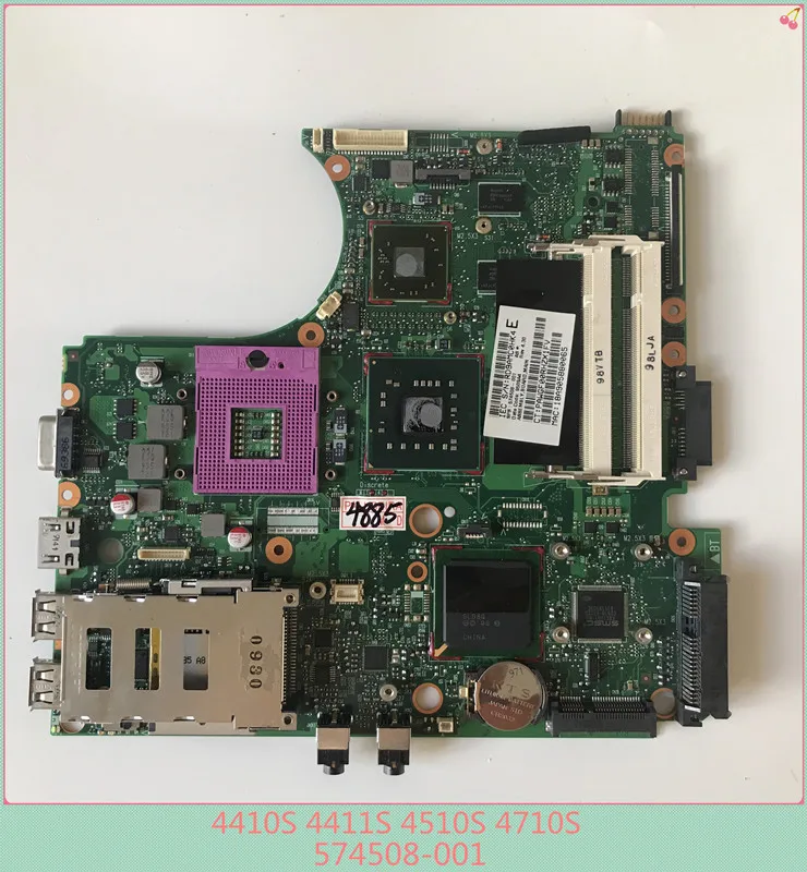 Материнская плата для ноутбука HP 574508 S 4510S 4710S 4411S 6050A2252701-MB-A03 с графическим
