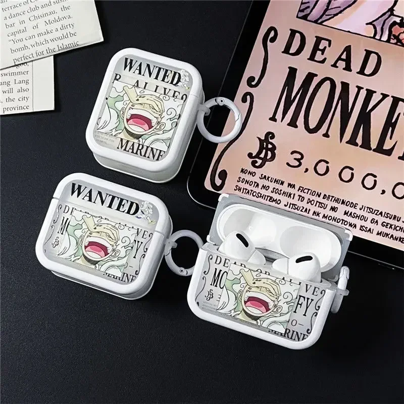 Ones Pieces Monkeys D. Luffys Zoro Cartoon Headphone Case for